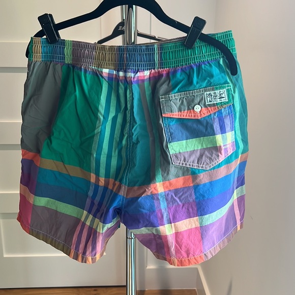 Plaid swim trunks Men’s size L by Polo Ralph Lauren - Picture 2 of 5